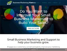 Tablet Screenshot of businessmarketingmastery.com
